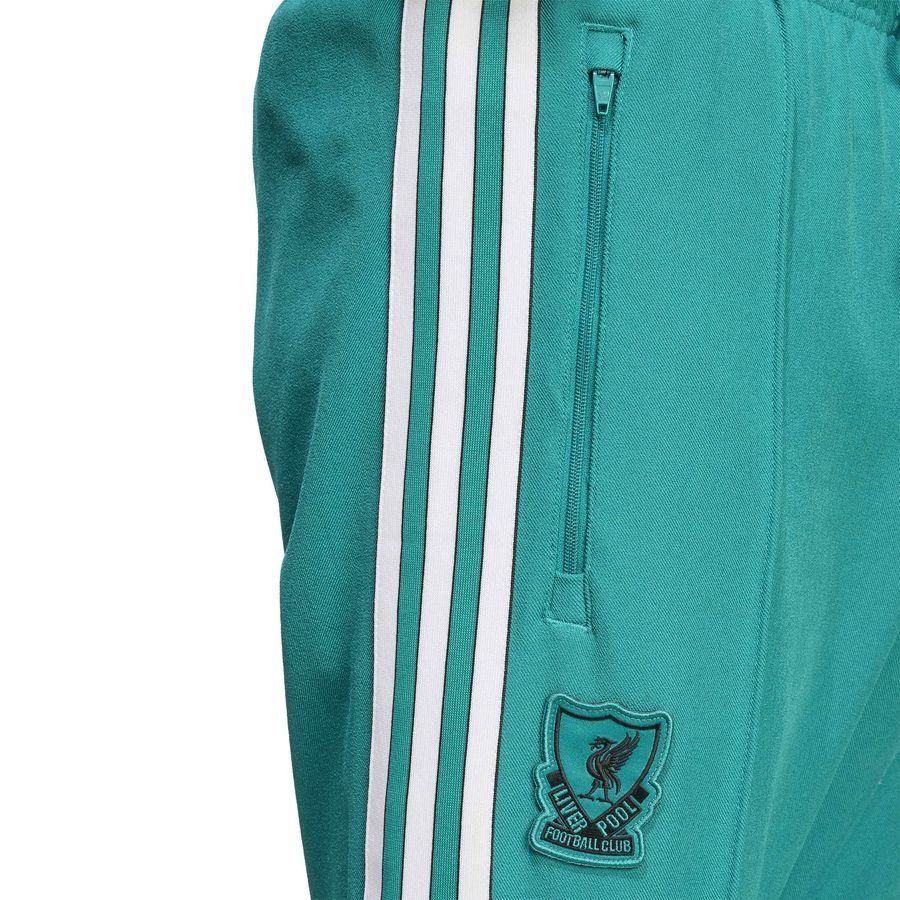 Liverpool Training Trousers Terrace Icons - Sea Green/White - Men's-SoccerKits Hub | Buy Soccer Jerseys Online